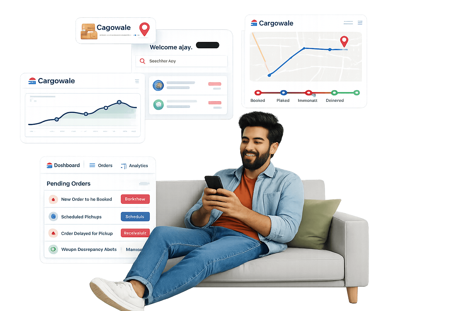 Cargowale logistics dashboard preview